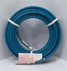 Рукав термопластиковый d=1/4 P=304Бар 15 метров NPSM жёлтый с пружиной 2889